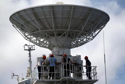 遠望3號船順利抵達南太平洋測控任務海域，精密測控設備準備就緒